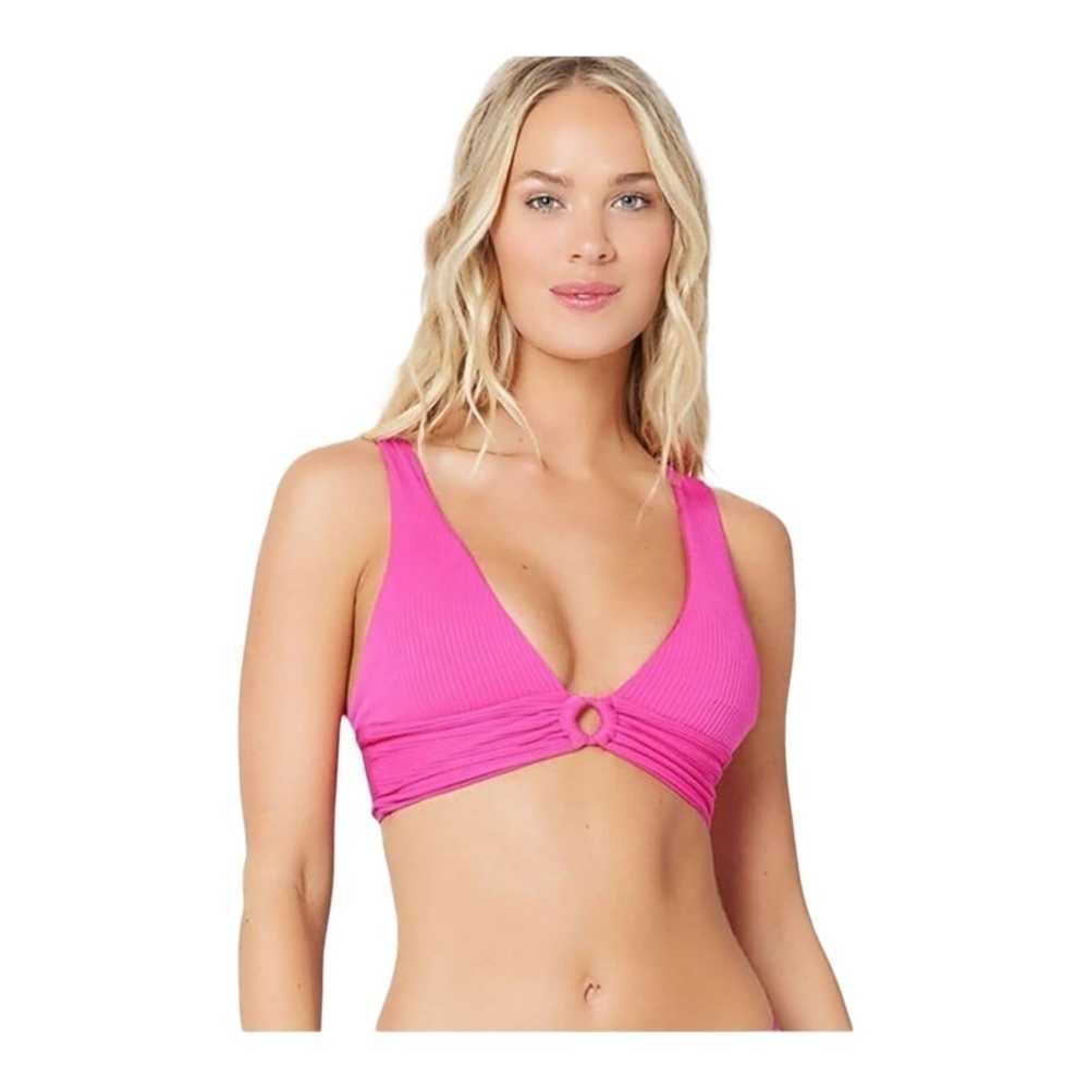 L*Space Fisher O-Ring Bikini Top in Bougainvillea NWOT